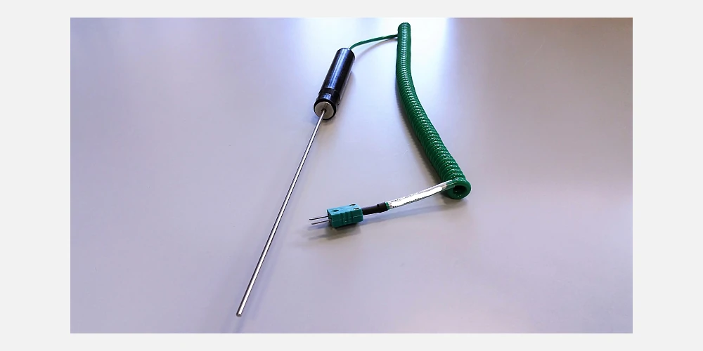 Contact temperature probe thermocouple k